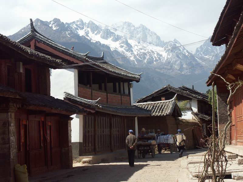 Baisha Ancient Town in Lijiang