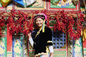 Jiuzhaigou Tibetan decorations