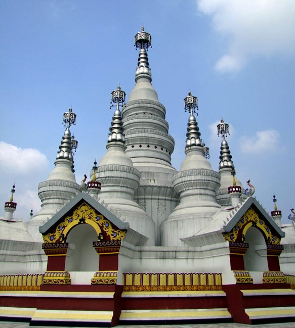 Manlei Buddhist Pagodas in Menghai County