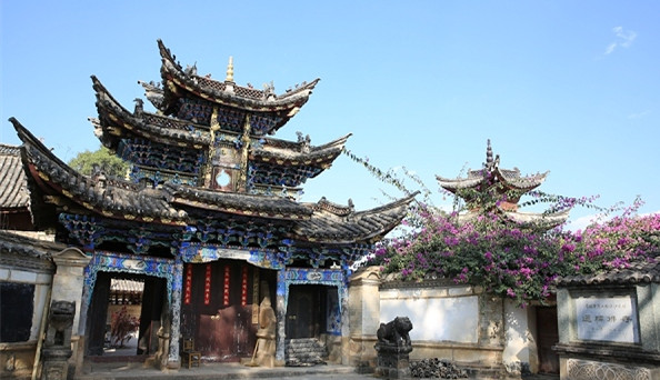 Qiannuo Buddhist Temple in Jinggu County,Puer