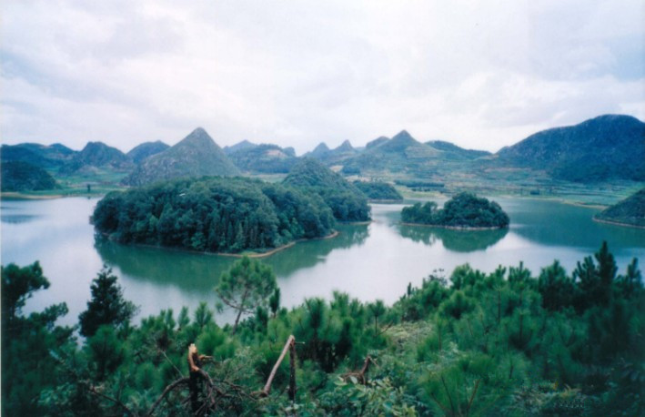 Seven Star(Qixing) Lake in Guangnan County