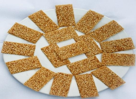 Sesame slices